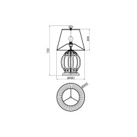 Настольная лампа Vele Luce Helen VL4263N21