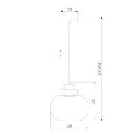 Подвесной светильник Eurosvet Jeffry 50241/1 LED дымчатый a060674