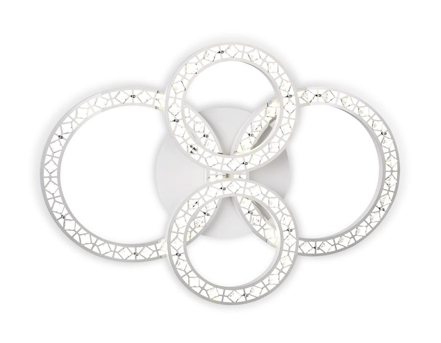 Потолочная светодиодная люстра Ambrella Light Acrylica Ice FA163