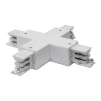 Соединитель для шинопроводов Х-образный (09747) Uniel UBX-A41 White