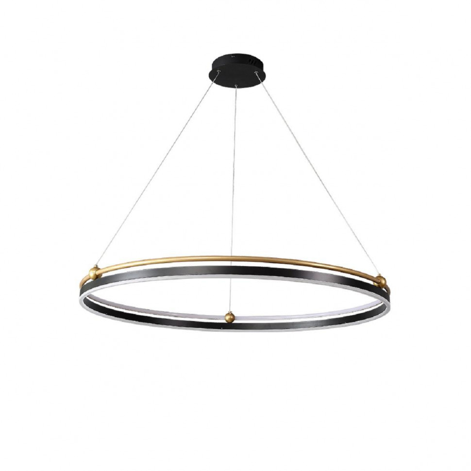 Подвесной светодиодный светильник Crystal Lux FERNANDO SP88W LED D1000 BLACK/GOLD