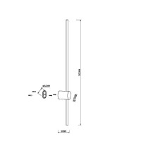 Настенный светильник Maytoni Light stick MOD237WL-L11BS3K