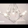 Подвесная люстра Crystal Lux Fabricio Fabricio SP7 Chrome/Transparente