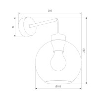 Бра TK Lighting 10243 Cubus a068535