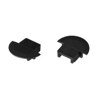Заглушка Arlight Mic-F чёрная с отверстием 030796