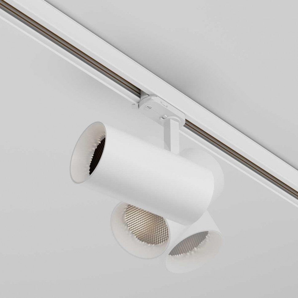 Трековый трехфазный светильник Maytoni Focus Led TR197-3-30WCCT-M-W
