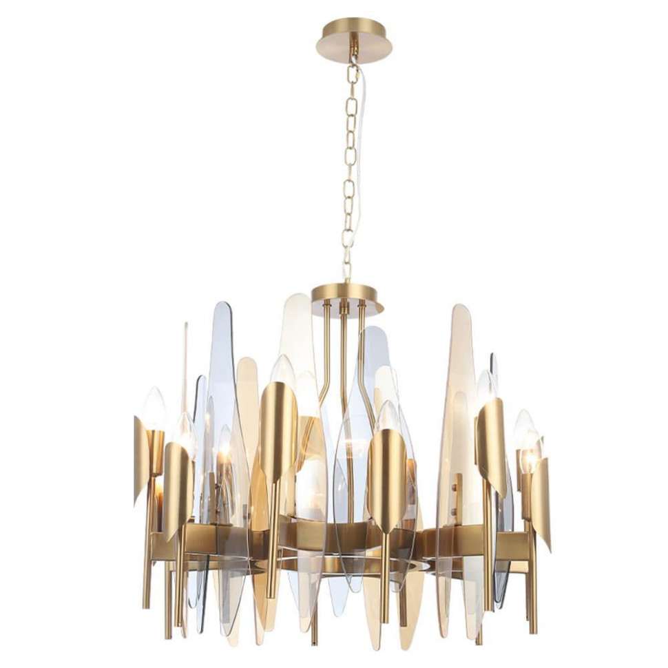 Подвесная люстра Crystal Lux CASA SP-PL12 BRASS