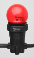 Лампа светодиодная ЭРА E27 1W 3000K красная ERARL45-E27 Б0049575