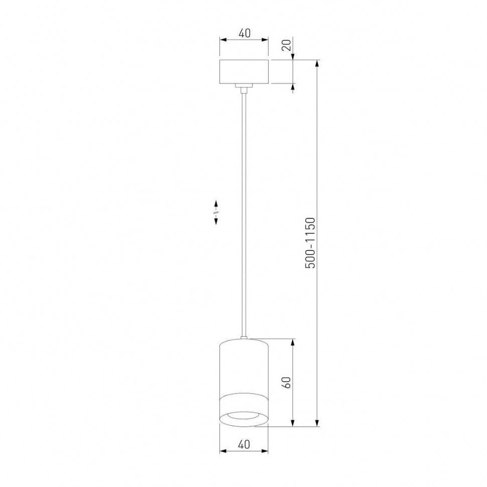 Подвесной светильник Eurosvet Piccolo 50248/1 LED хром a061425
