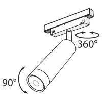 Трековый светильник Maytoni Track lamps TR019-2-7W4K-B