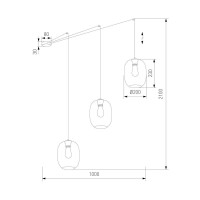 Подвесной светильник TK Lighting 5972 Elio a068560