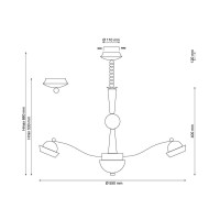 Подвесная люстра Lucia Tucci Natura 067.6 LED