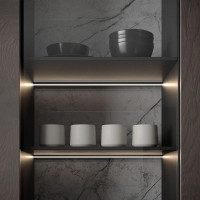 Профиль Arlight SL-Mini-Shelf-H9-2000 Anod Olive Grey 038208