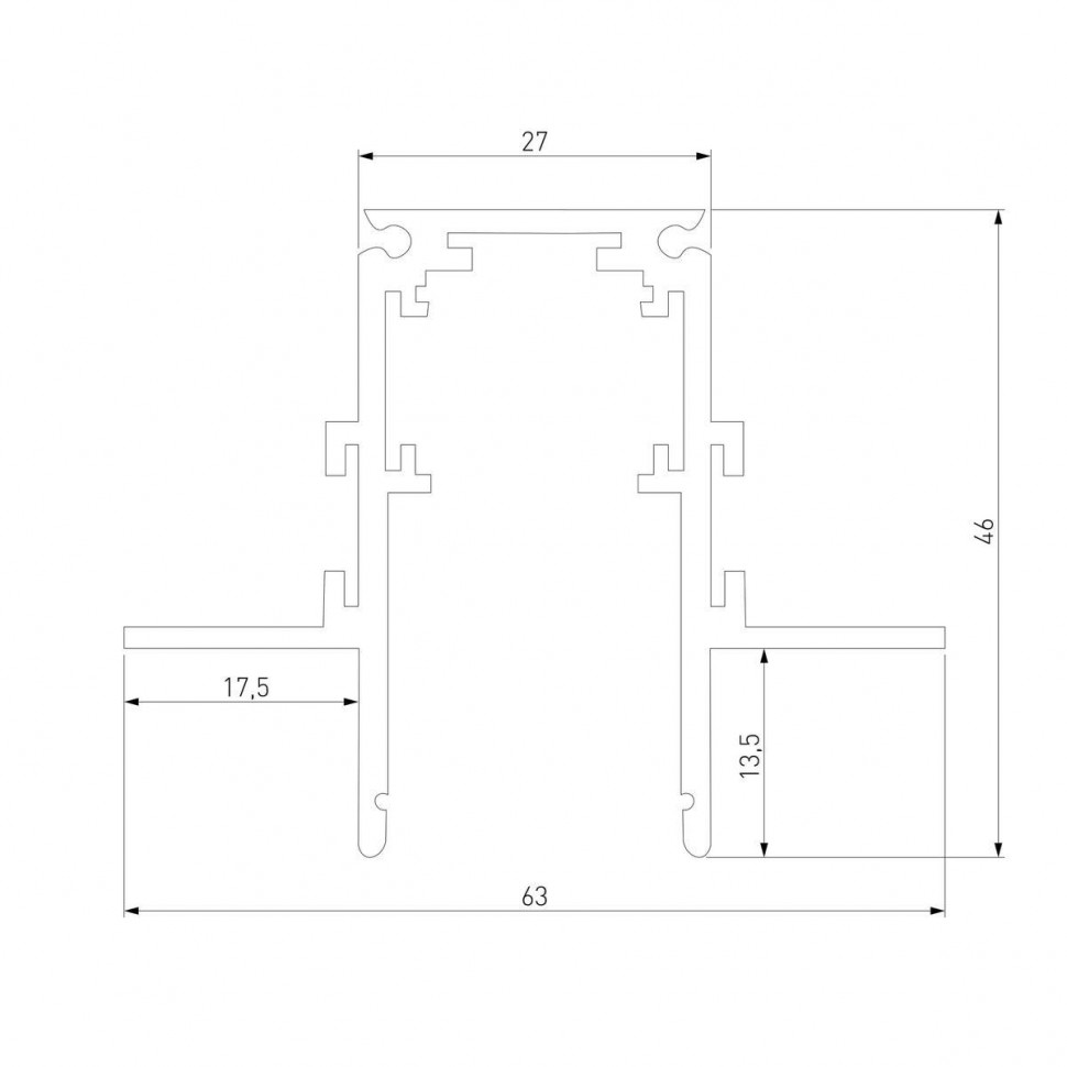 Шинопровод встраиваемый Elektrostandard Slim Magnetic 4690389206597 85207/00 a067494