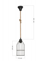 Подвесной светильник Toplight Alfreda TL1601H-01BK