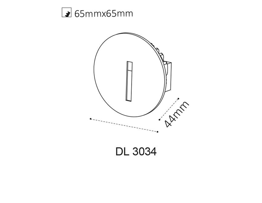 Подсветка для лестниц Italline DL 3034 white