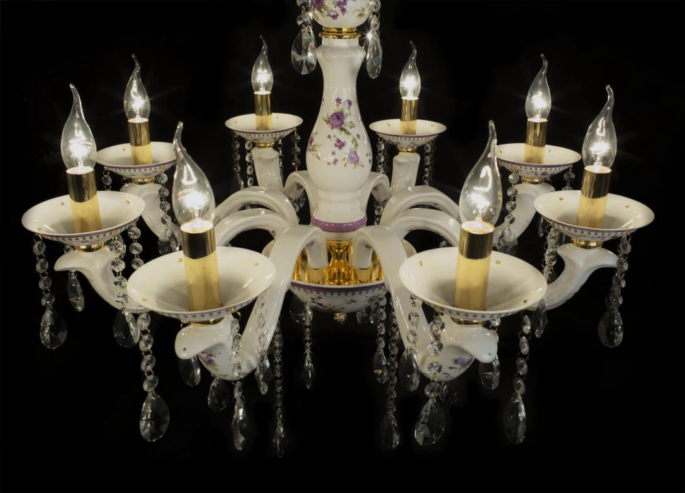 Подвесная люстра Arte Lamp Contessa A6613LM-8GO