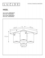 Спот Lucide Nigel 09929/20/02