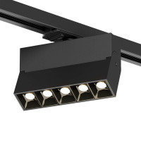 Трековый однофазный светильник Denkirs Edder DK6436-BK
