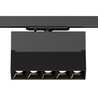 Трековый однофазный светильник Denkirs Edder DK6436-BK