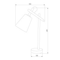Настольная лампа TK Lighting 667 Vaio 1