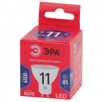 Лампа светодиодная Эра GU10 11W 6500K LED MR16-11W-865-GU10 R Б0045346