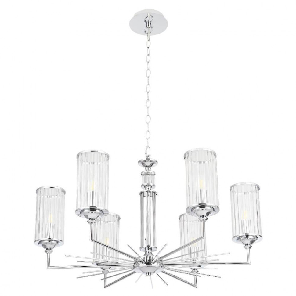 Подвесная люстра Crystal Lux GLORIA SP6 CHROME