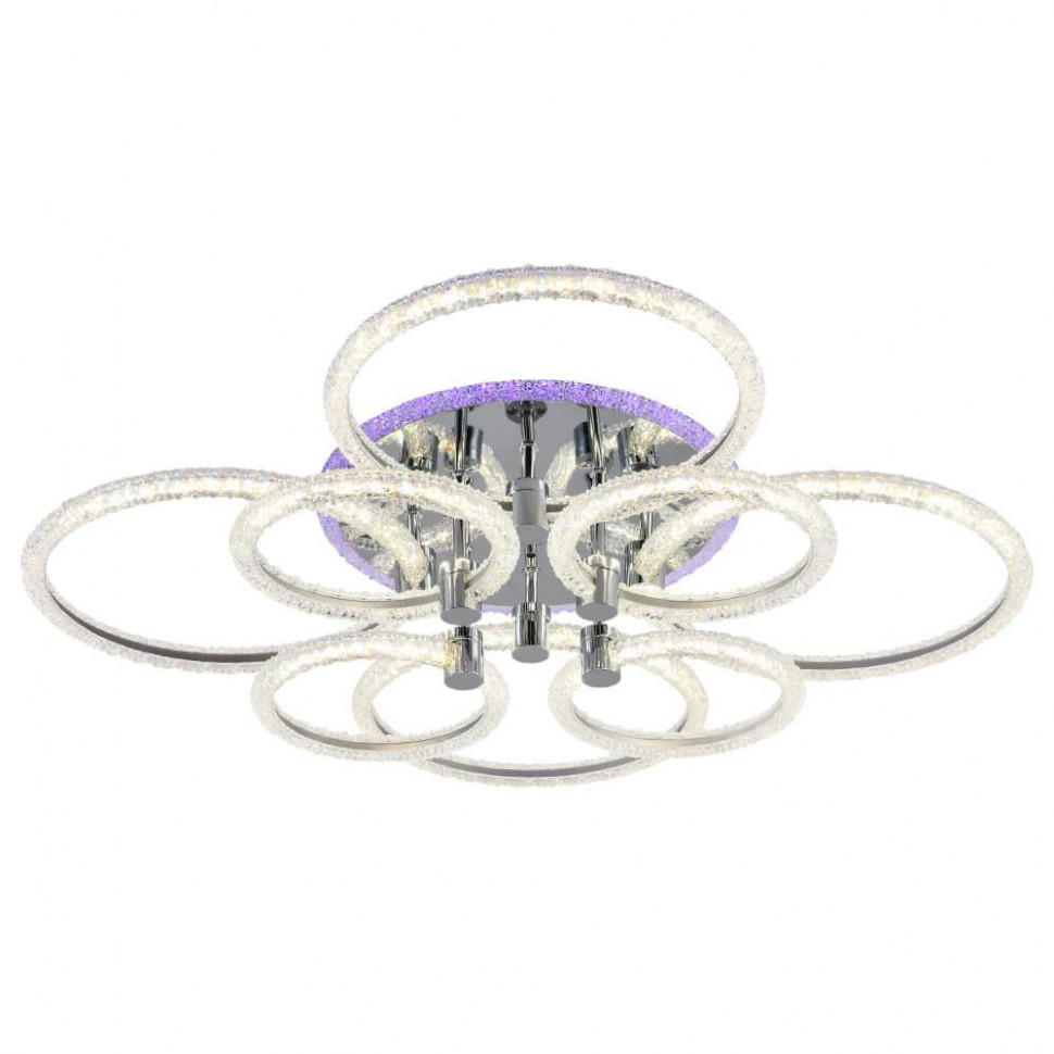 Потолочная светодиодная люстра Profit Light 8024/4+4 CHR