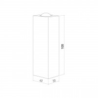 Настенный светодиодный светильник Elektrostandard Petite LED 40110/LED сталь a056601