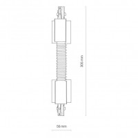 Коннектор прямой гибкий Nowodvorski Ctls Power 8676