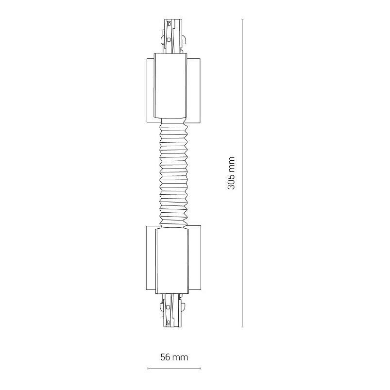 Коннектор прямой гибкий Nowodvorski Ctls Power 8676