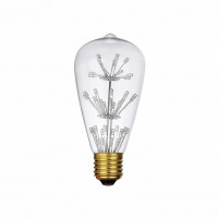 Лампа светодиодная филаментная Loft IT E27 3W прозрачная ST64-47LED