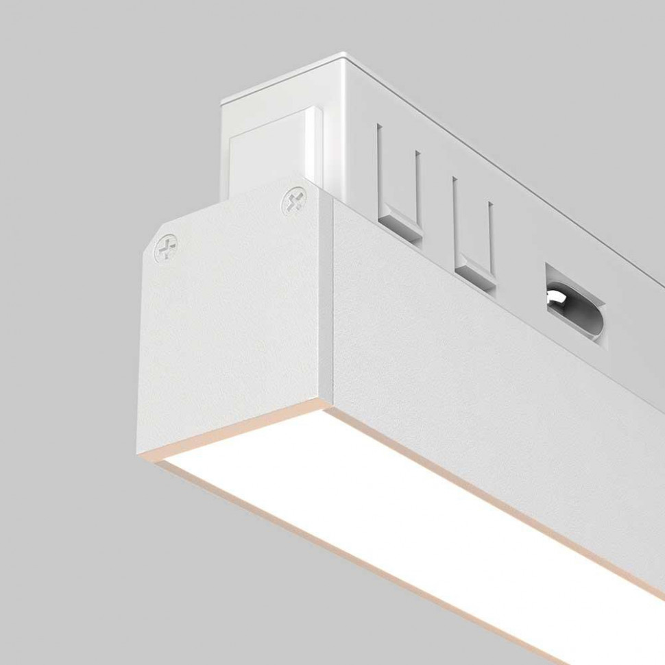 Трековый магнитный светильник Maytoni Basis TR102-24W-DS-W