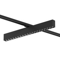 Трековый однофазный светильник Denkirs Edder DK6644-BK