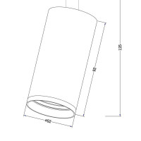 Трековый светильник Maytoni Focus S TR020-1-GU10-W