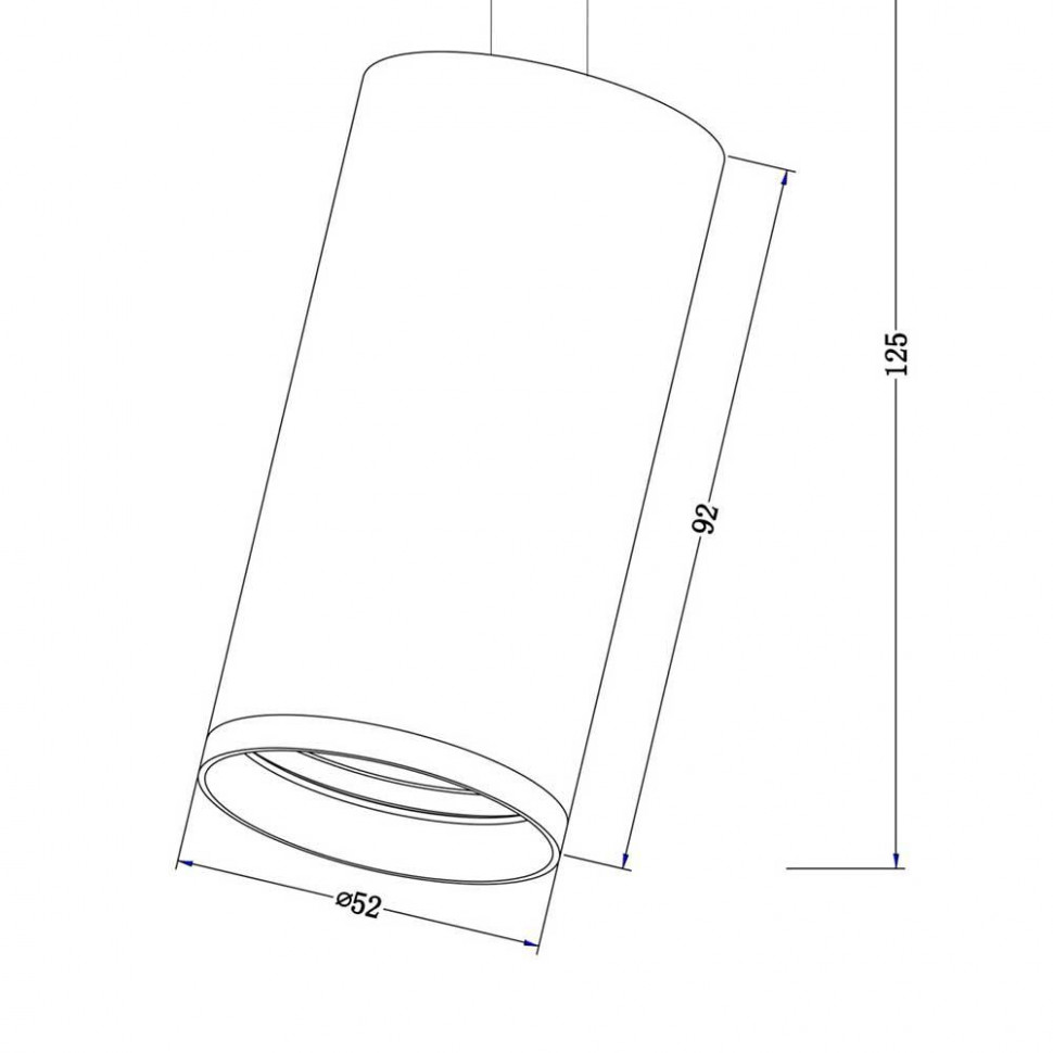 Трековый светильник Maytoni Focus S TR020-1-GU10-W