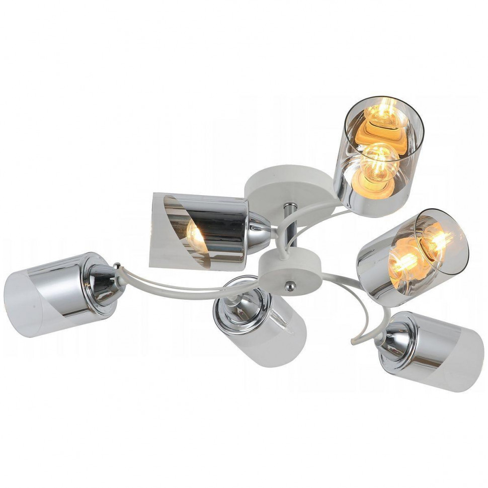 Люстра на штанге Illumico IL8208-6COU-79 WH CR