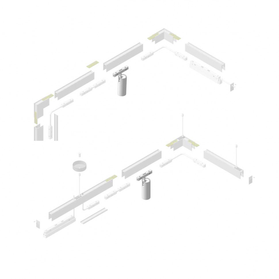 Трековый магнитный светильник Vitaluce VT0200048-01