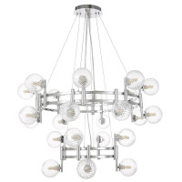 Подвесная люстра Crystal Lux LUXURY SP16+8 CHROME
