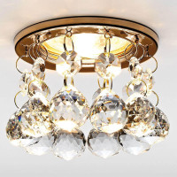 Встраиваемый светильник Ambrella Light Crystal K2051 CL/G