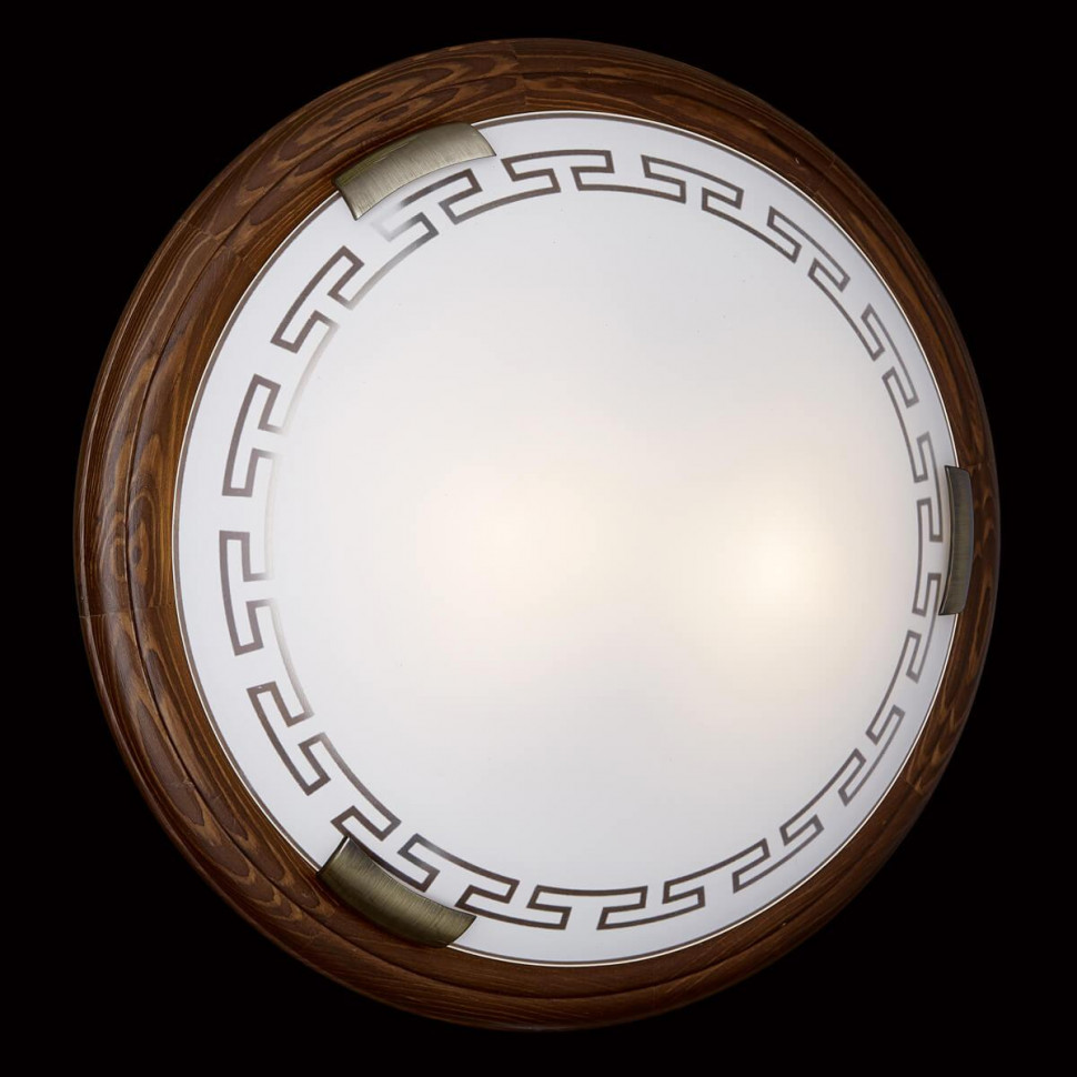 Потолочный светильник Sonex Greca Wood 160/K