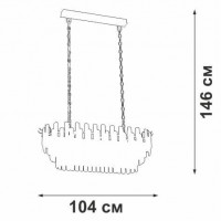Подвесная люстра Vitaluce V5344-8/19