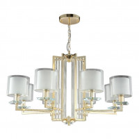 Подвесная люстра Crystal Lux Nicolas NICOLAS SP-PL8 GOLD/WHITE