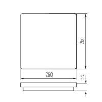 Накладной светильник Kanlux Beno 24W NW-L-W 33342