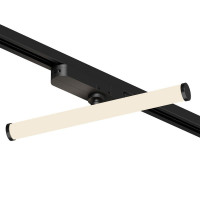 Трековый однофазный светильник Denkirs Strom DK6438-BK