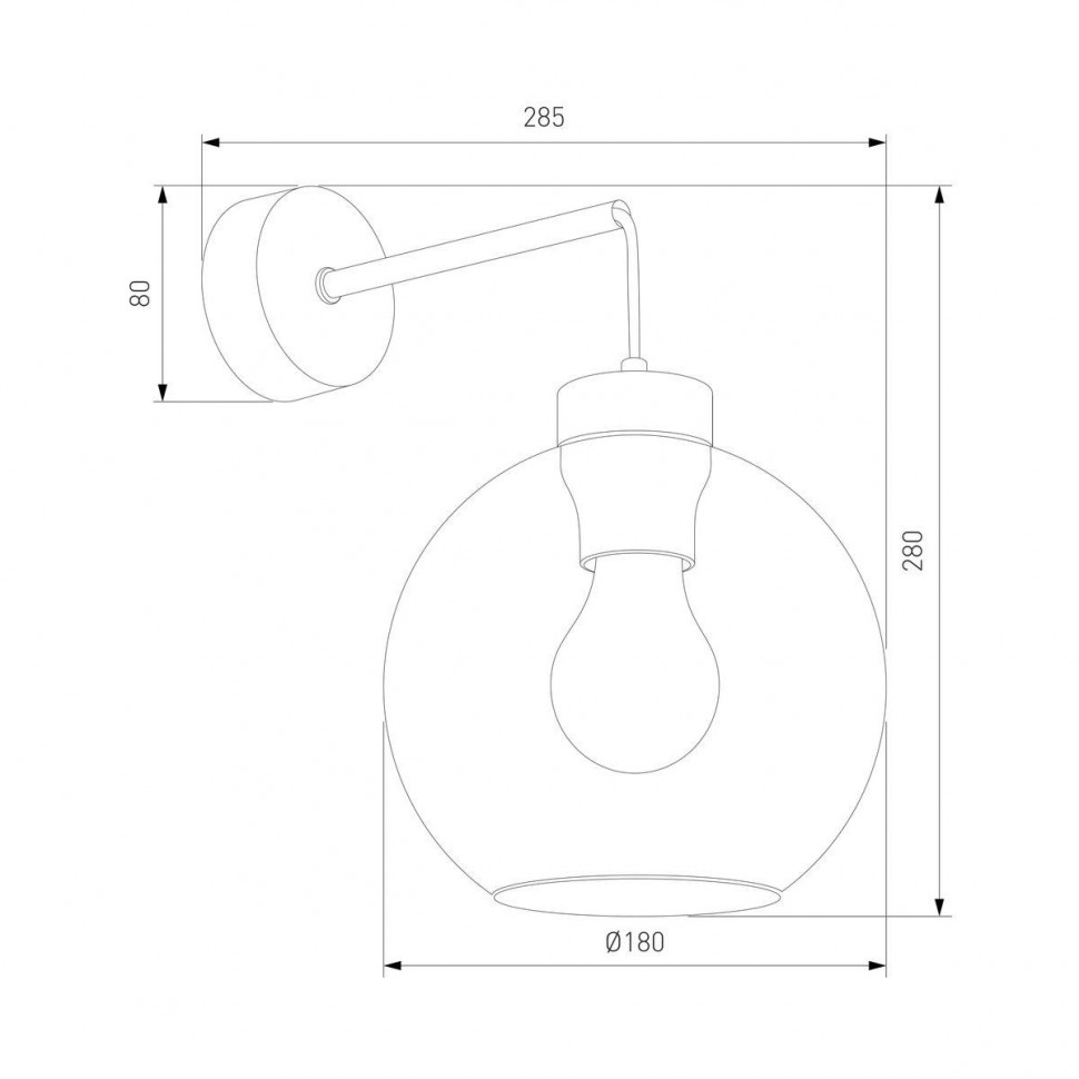 Бра TK Lighting 4135 Cubus a068537