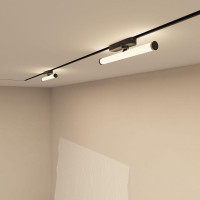 Трековый однофазный светильник Denkirs Strom DK6448-BK