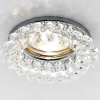 Встраиваемый светильник Ambrella Light Crystal K206 CL/CH