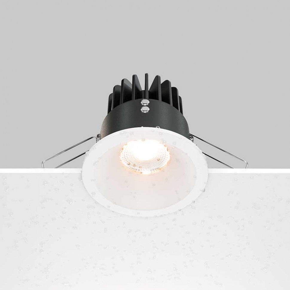 Встраиваемый светодиодный светильник Maytoni Technical Zoom Dim Triac DL034-L12W3K-D-W