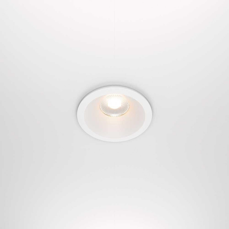 Встраиваемый светодиодный светильник Maytoni Technical Zoom Dim Triac DL034-L12W3K-D-W